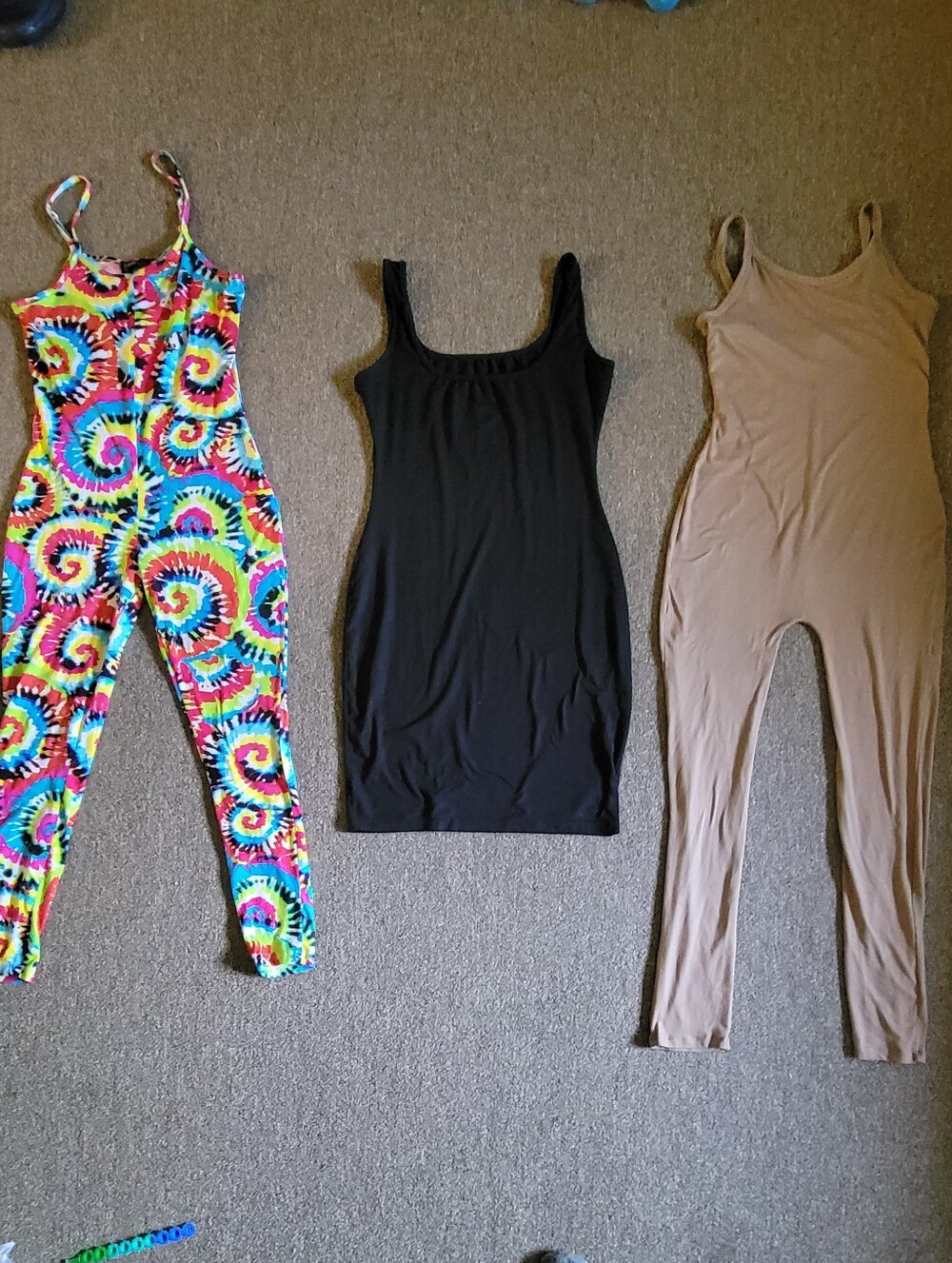 Women's Size M Body Contour Bundle of 3 Jumpsuits and Dress